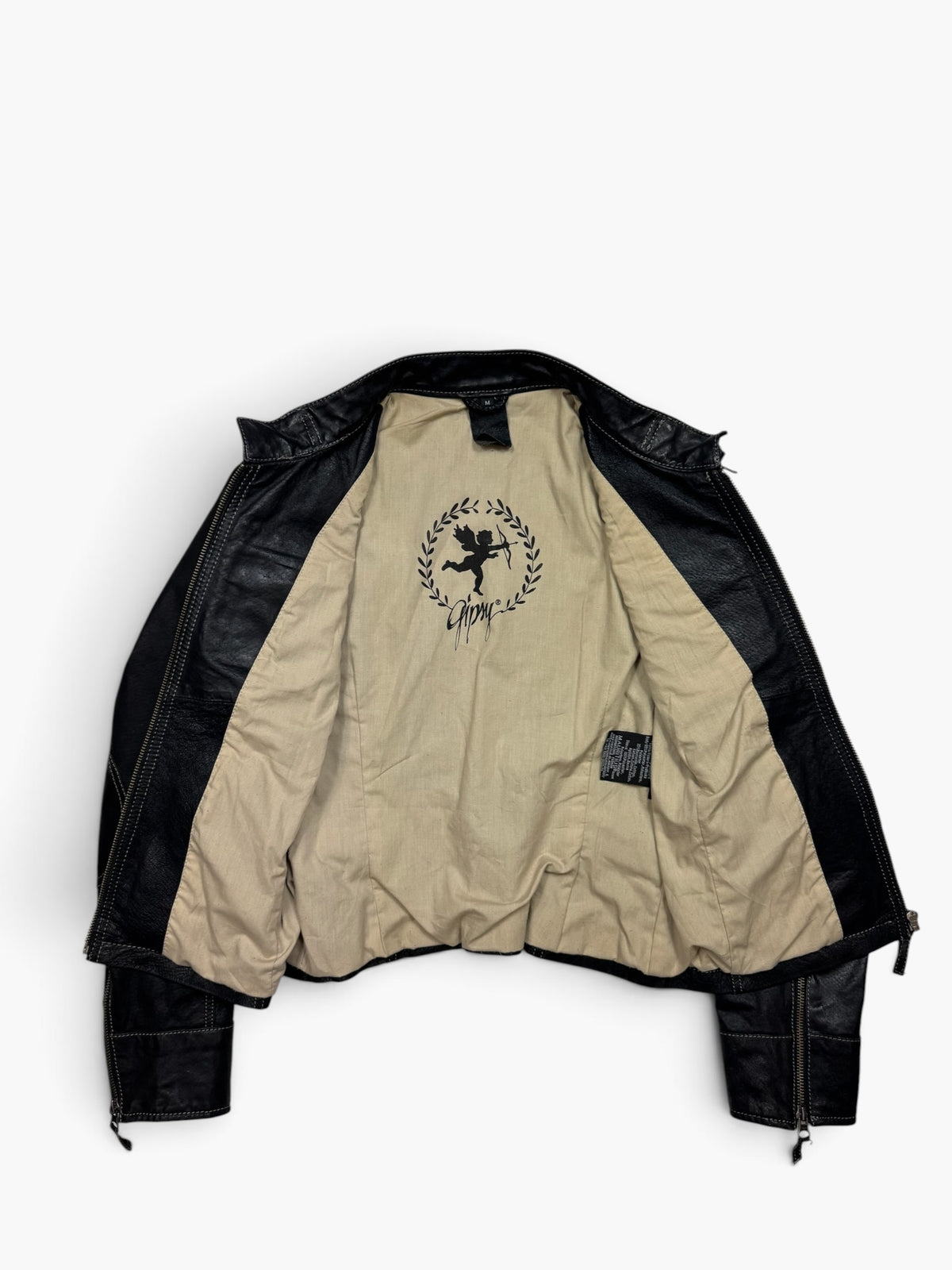 Vintage Racer Leather Jacket
