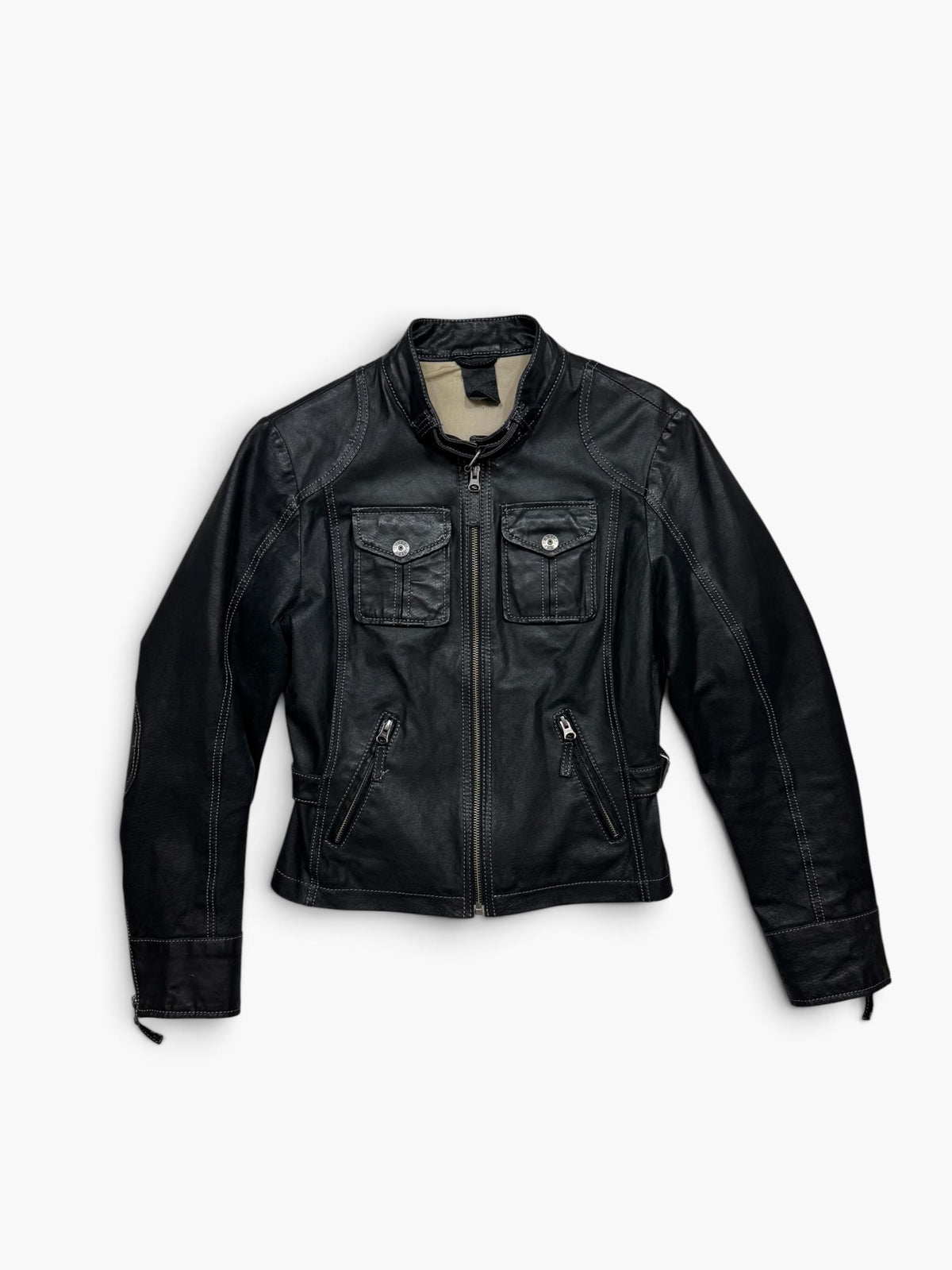 Vintage Racer Leather Jacket