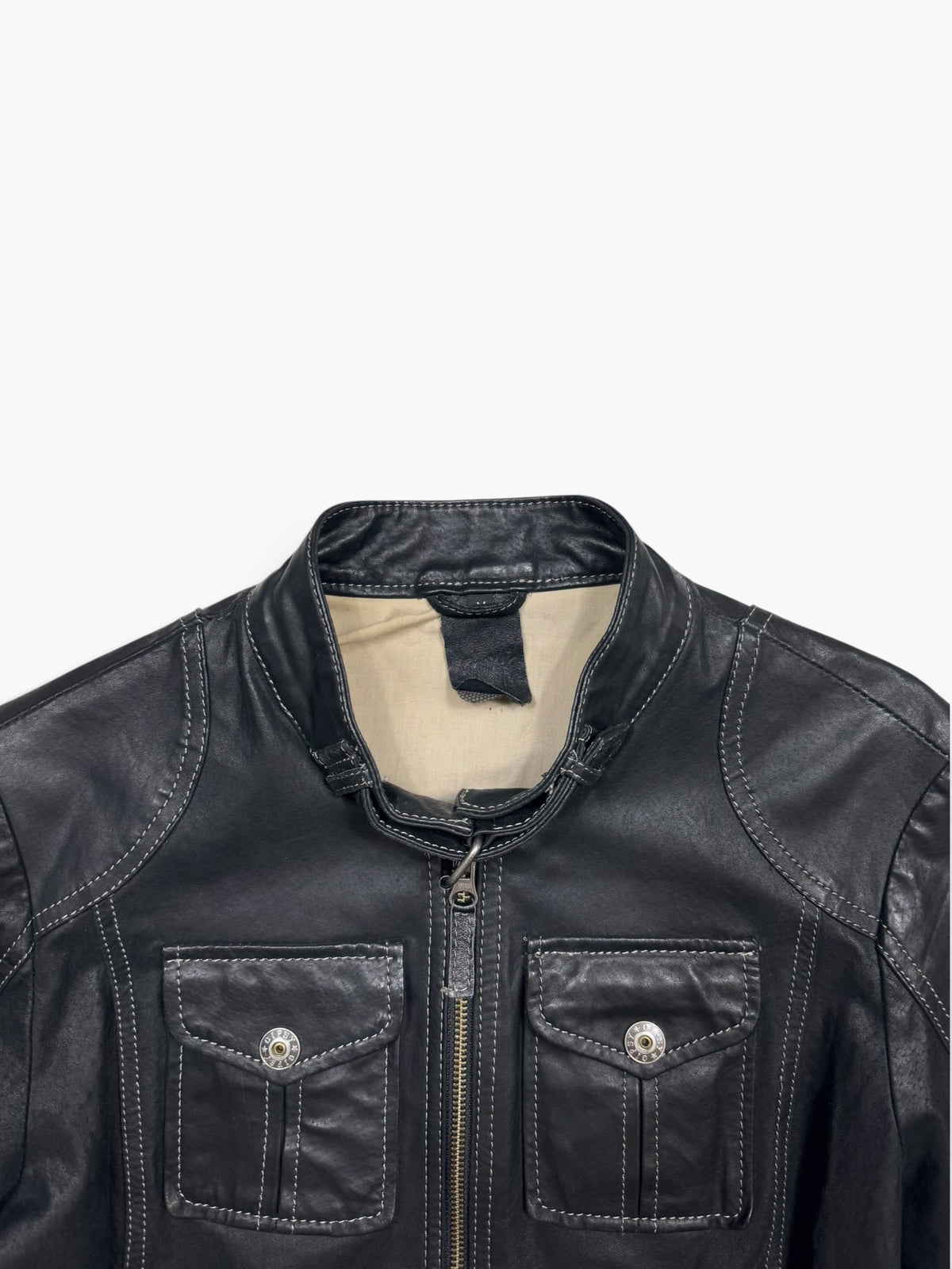 Vintage Racer Leather Jacket