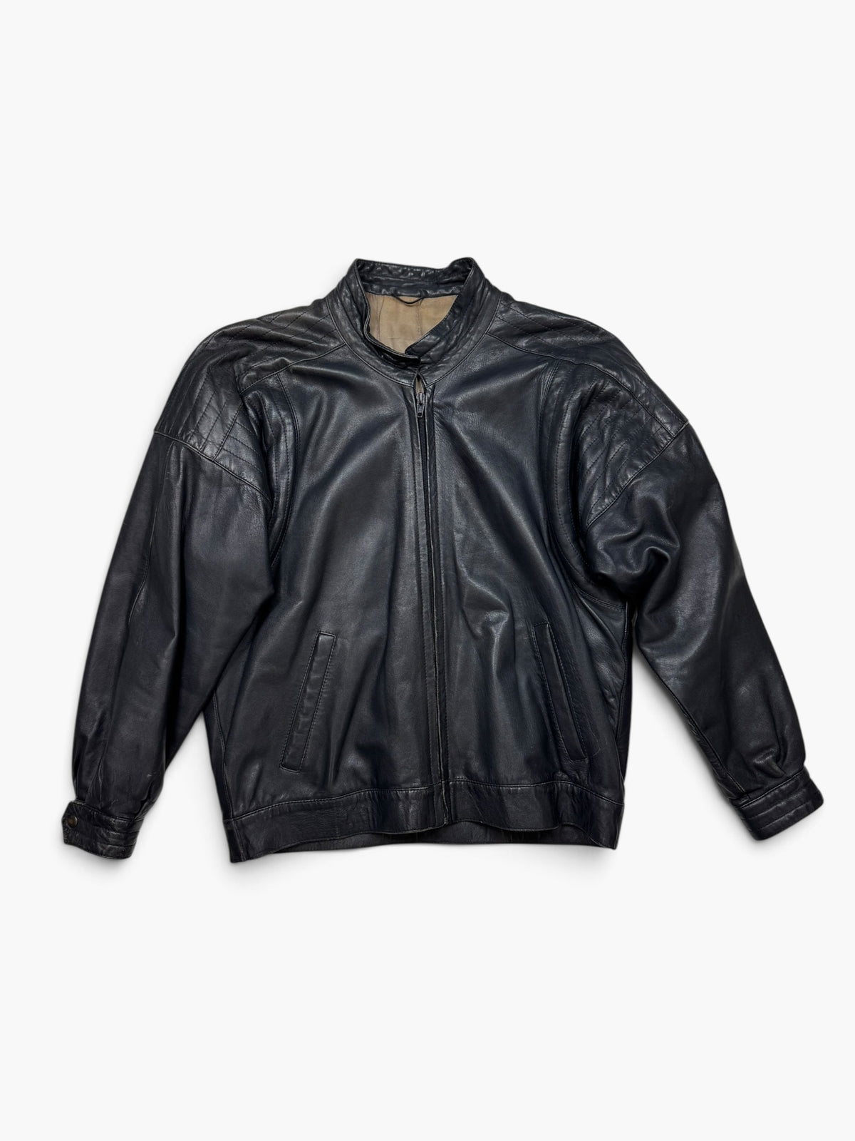 Vintage Aviator Leather Jacket